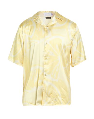 House Of Sunny Man Shirt Yellow Size Xl Recycled Polyester