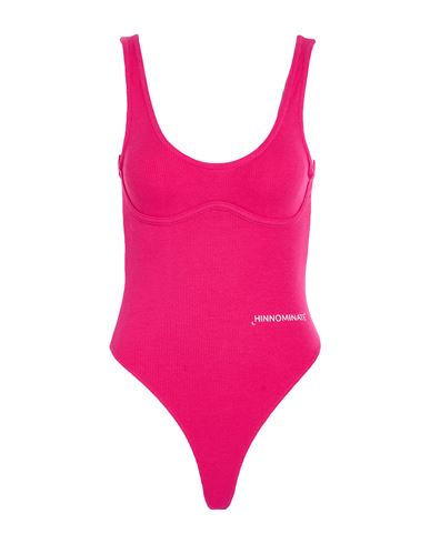 Hinnominate Woman Bodysuit Fuchsia Size S Cotton, Elastane In Pink