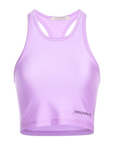 Hinnominate Woman Top Lilac Size M Polyamide, Elastane In Purple