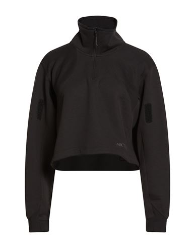 Arc'teryx Woman Sweatshirt Black Size L Polyester, Elastane