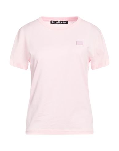 Acne Studios Woman T-shirt Light Pink Size L Cotton