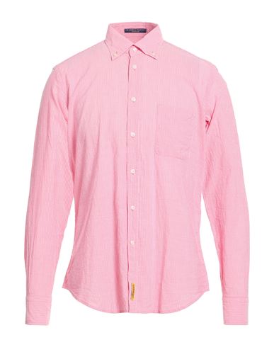 B.d.baggies B. D.baggies Man Shirt Pink Size M Cotton, Linen