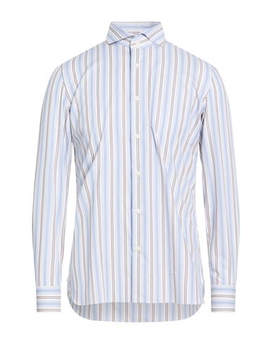 Giampaolo Man Shirt Light Grey Size 17 ½ Cotton In Multi