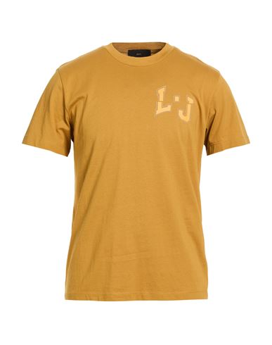 Liu •jo Man Man T-shirt Mustard Size M Cotton In Yellow
