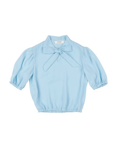 Vicolo Babies'  Girl Toddler Girl Top Sky Blue Size 6 Pes, Metallic Fiber