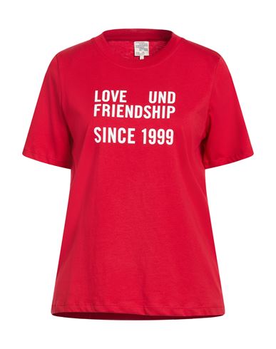 Baum Und Pferdgarten Woman T-shirt Red Size S Organic Cotton In Multi