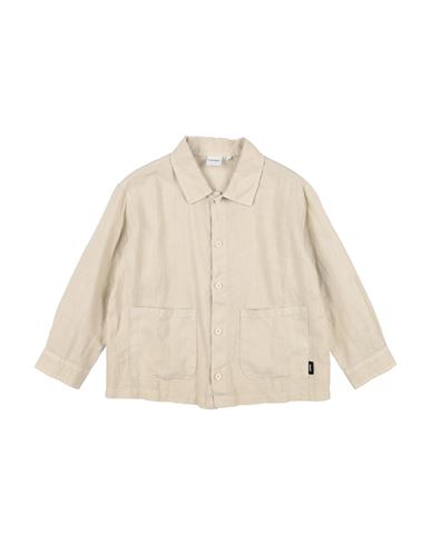 Aspesi Babies'  Toddler Boy Shirt Beige Size 6 Linen In Neutral