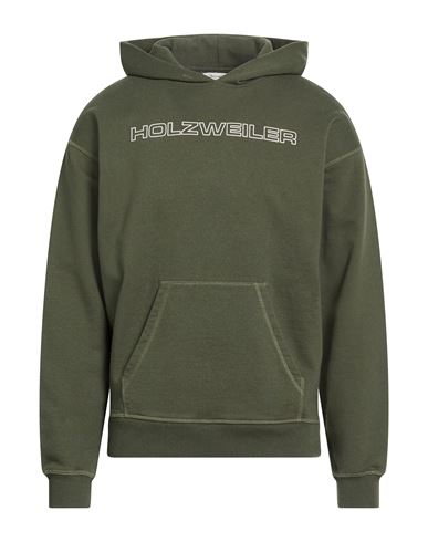 Holzweiler Man Sweatshirt Green Size S Organic Cotton