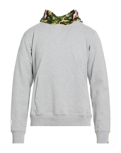 A Bathing Ape Man Sweatshirt Grey Size Xl Cotton In Gray