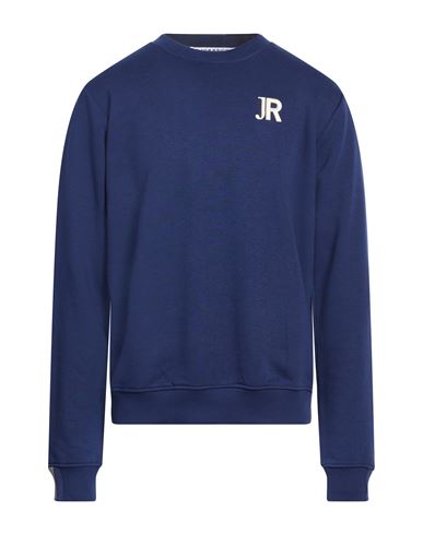John Richmond Man Sweatshirt Navy Size Xxl Cotton, Polyester In Blue