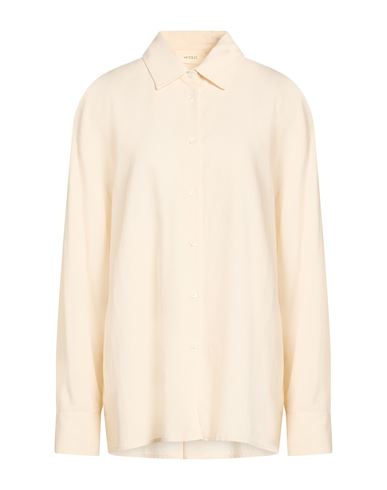 Vicolo Woman Shirt Beige Size Xl Viscose, Linen In Neutral