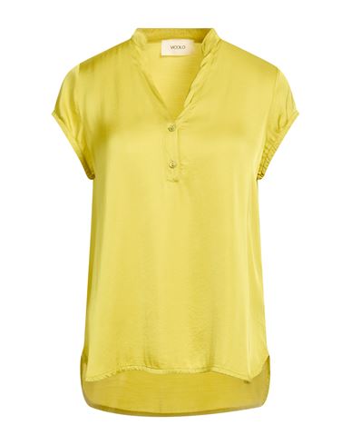Vicolo Woman Top Mustard Size L Viscose In Yellow