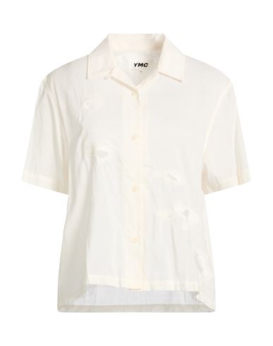 Ymc You Must Create Woman Shirt Ivory Size L Cotton In White