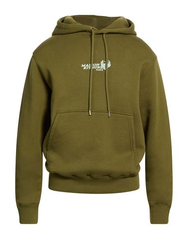 Sudadera Hombre Verde militar M,S Hombre