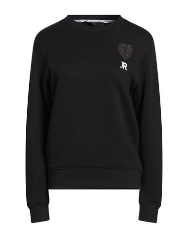 John Richmond Woman Sweatshirt Black Size Xl Cotton
