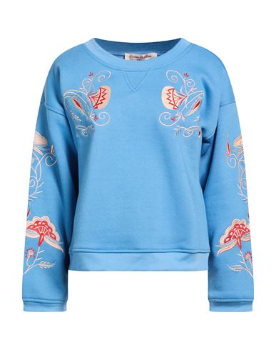 Connor & Blake Woman Sweatshirt Light Blue Size Xl Cotton