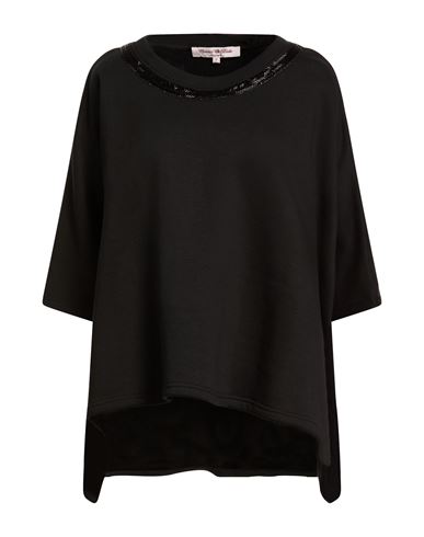 Connor & Blake Woman Sweatshirt Black Size M Cotton