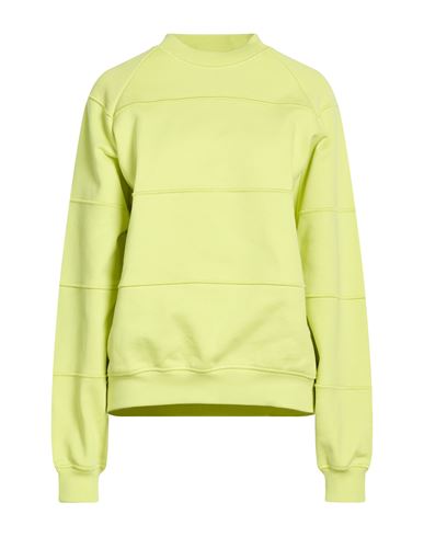 Sunnei Woman Sweatshirt Yellow Size L Organic Cotton