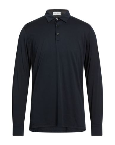 Heritage Man Polo Shirt Midnight Blue Size 44 Cotton