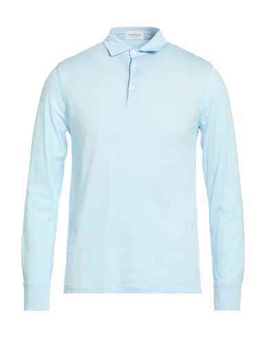 Heritage Man Polo Shirt Sky Blue Size 36 Cotton