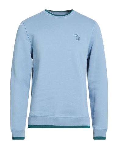 Ps By Paul Smith Ps Paul Smith Man Sweatshirt Light Blue Size M Organic Cotton