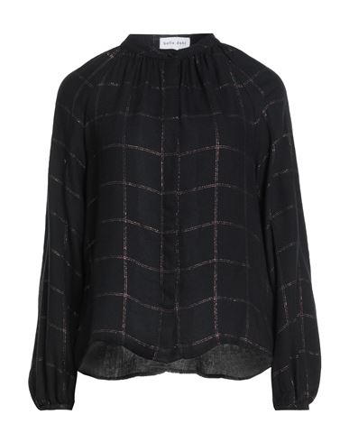 Bella Dahl Woman Shirt Black Size L Viscose, Acrylic, Pes, Metallic Fiber