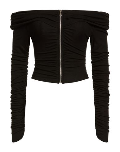 Sami Miro Vintage Woman Top Black Size L Tencel, Elastane