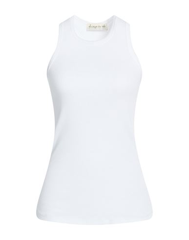 Camiseta de tirantes Mujer Blanco 2 Mujer