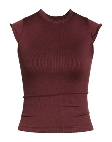 Prism Woman T-shirt Chocolate Brown Size 1 Polyamide, Elastane