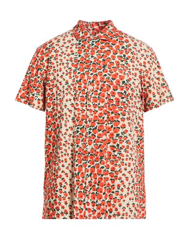 Ymc You Must Create Man Shirt Tomato Red Size M Cotton In Multi