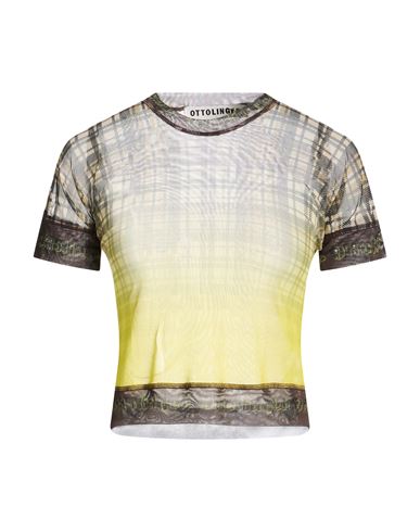 Ottolinger Woman Top Yellow Size L Recycled Polyamide, Elastane In Multi