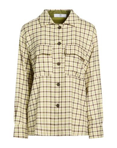 Anna Seravalli Woman Shirt Light Green Size 12 Polyester, Viscose, Elastane