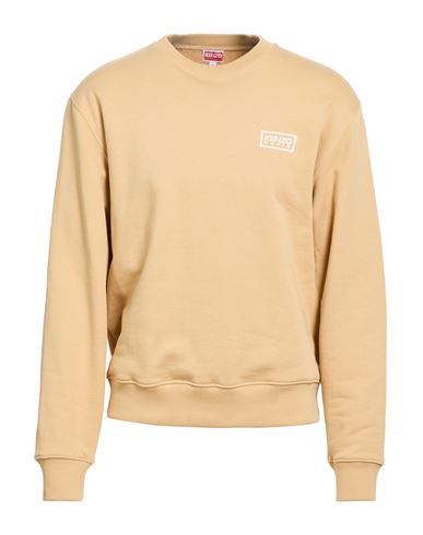 Kenzo Man Sweatshirt Sand Size Xl Cotton In Gold