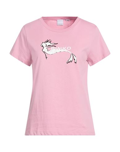 Pinko Denim Woman T-shirt Pink Size L Cotton