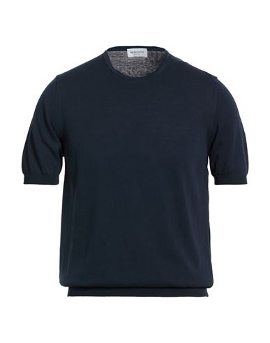 Heritage Man Sweater Midnight Blue Size 38 Cotton