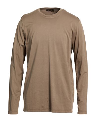 Jeordie's Man T-shirt Khaki Size Xxl Pima Cotton In Brown