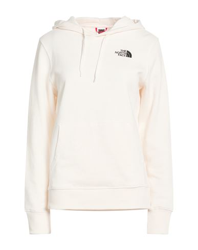 The North Face Woman Sweatshirt Ivory Size S Cotton In White