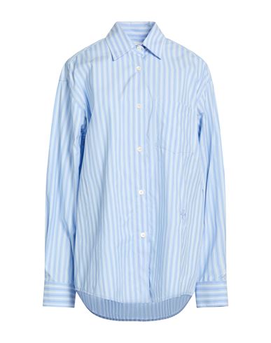 Jacob Cohёn Woman Shirt Sky Blue Size 6 Cotton