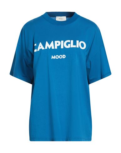 Vicolo Woman T-shirt Deep Teal Size Onesize Cotton In Blue