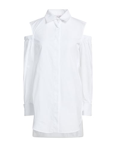 Max Mara Woman Shirt White Size 6 Cotton