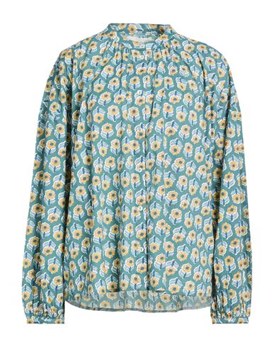 Skall Studio Woman Shirt Deep Teal Size 12 Organic Cotton In Green