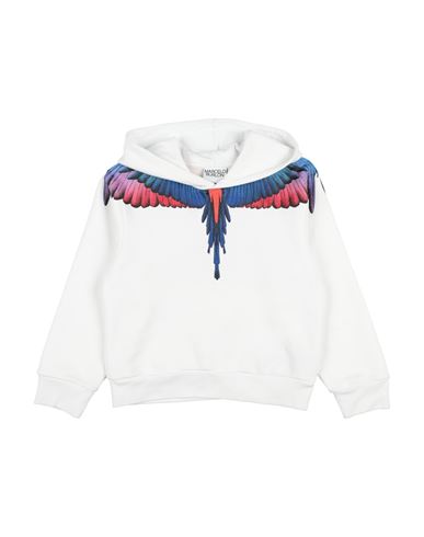 Marcelo Burlon County Of Milan Babies' Marcelo Burlon Toddler Boy Sweatshirt White Size 4 Cotton