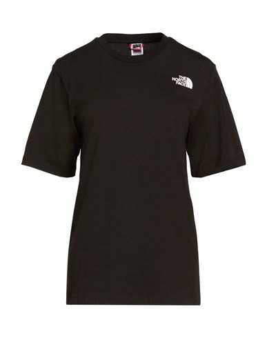 The North Face Woman T-shirt Black Size S Cotton