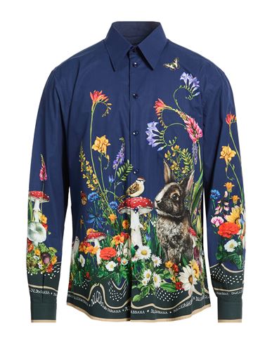 Dolce&Gabbana Camisa Hombre Azul marino 37,38 Hombre