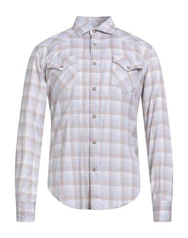 Eleventy Platinum Man Shirt Beige Size Xxl Cotton In Neutral