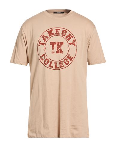 Takeshy Kurosawa Man T-shirt Sand Size Xxl Cotton In Neutral