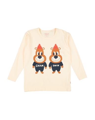 Tinycottons Woman T-shirt Ivory Size 10 Organic Cotton, Elastane In White