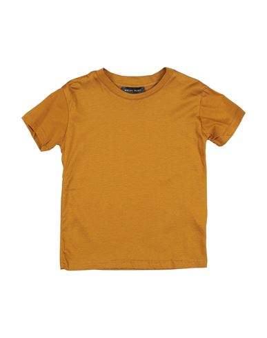 Brian Rush Babies'  Toddler Boy T-shirt Mustard Size 4 Viscose, Polyamide In Orange