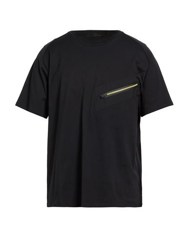 Herno Laminar Man T-shirt Black Size 40 Cotton