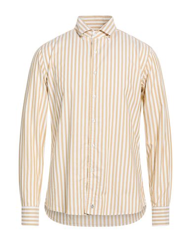 Sonrisa Man Shirt Sand Size 17 ½ Cotton In Neutral